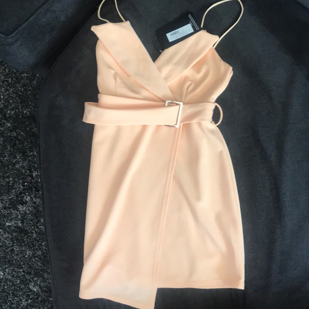 PrettyLittleThing Orange Dress